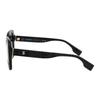 Burberry Statement Simple Casual Fashion Injection Molded Frame Square Sunglasses Women's Black