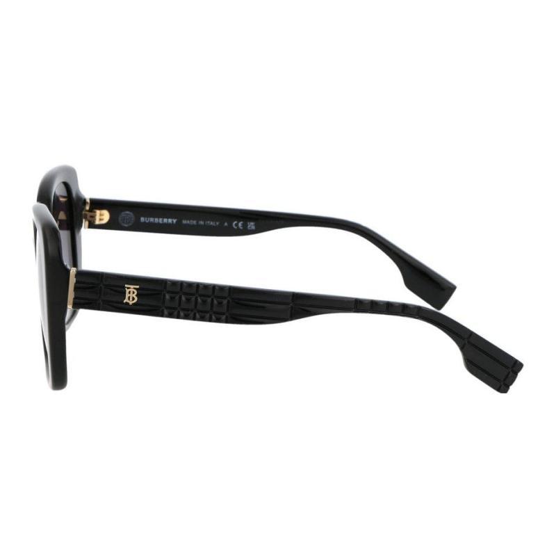 Burberry Statement Simple Casual Fashion Injection Molded Frame Square Sunglasses Women's Black