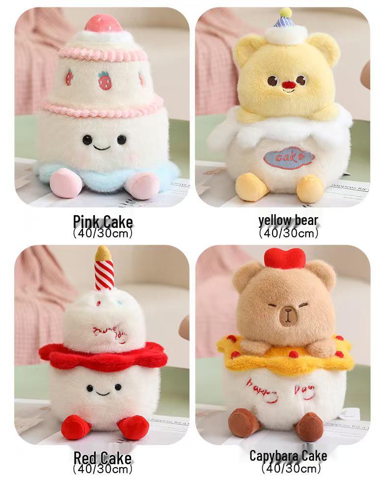 Moti Sweet Plush Bear Cake: Cute Doll for Kids' Birthday or Valentine's Gift