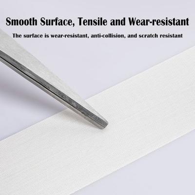 Nastro in PTFE ad Alta Temperatura Impermeabile Isolante Tessuto Adesivo Fibra di Vetro Resistente all'Usura 10m/Rotolo