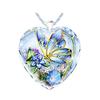 Yunjin wish creative flower butterfly bird necklace crystal necklace series