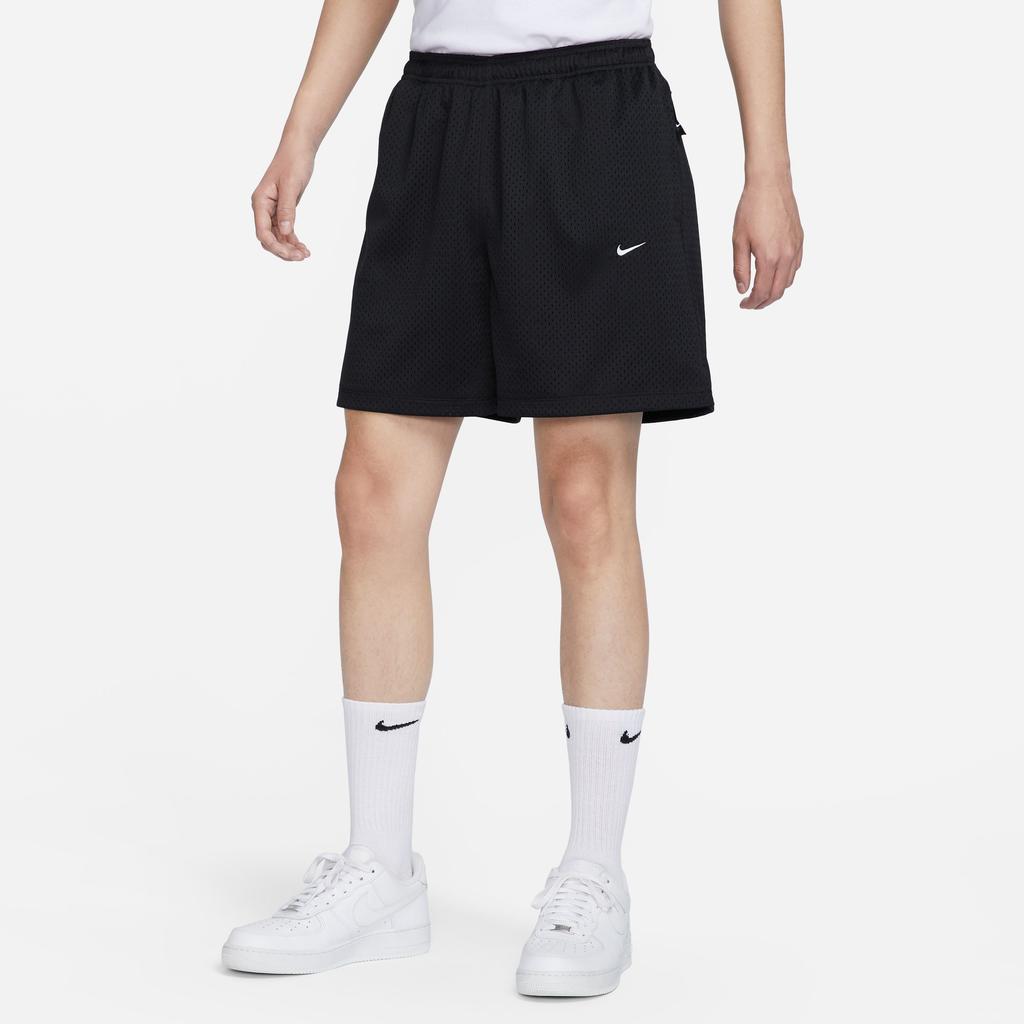 Nike Sportswear Swoosh Solid Color Lace-Up Breathable Casual Sports Shorts Men Shorts Black FN3905-010