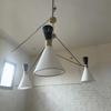 3-Arm Mid-Century Modern Sputnik Chandelier with Shades Hanging Ceiling Light for Dining Room, Kitchen, Living Room, Bedroom Unique