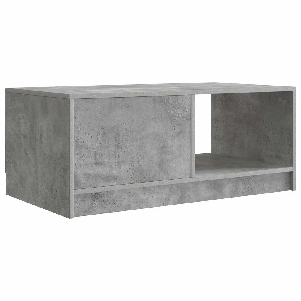 Coffee Table Concrete Grey 90 x 50 x 37 cm Engineered Wood