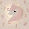 LED Unicorn Pony Night Light - Wall-mounted for a Child's Room