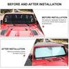 Front Window Windshield SunShade Heat Shield Visor for Jeep Wrangler TJ JK JL JT