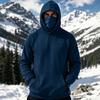 Men's Hooded Pullover Sweatshirt with Face Long Sleeve Casual Top