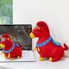 2026 Chinese New Year Zodiac Horse Plush Toy Soft Stuffed Horse Red Lucky Mascot Doll for Spring Festival Gift Blessing Souvenir Home Tabletop Decor