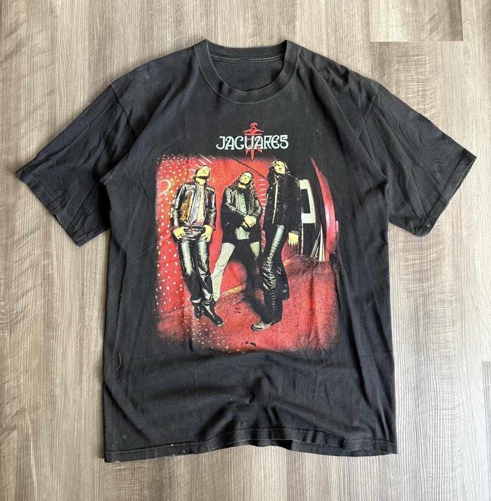 Vtg Jaguares Band Short Sleeve Cotton Black Shirt For Men All Size CM070 Unisex T-Shirt