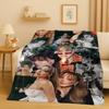 3D Pop Singer Ayliva Lieb Flannel Blanket,Ultra Soft Warm Plush Throw for Home Bedroom Bed Sofa Cover Kids Picnic Gift