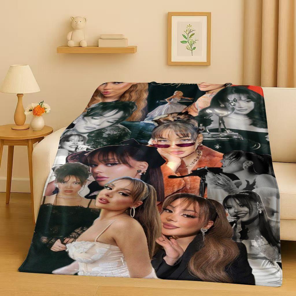3D Pop Singer Ayliva Lieb Flannel Blanket,Ultra Soft Warm Plush Throw for Home Bedroom Bed Sofa Cover Kids Picnic Gift