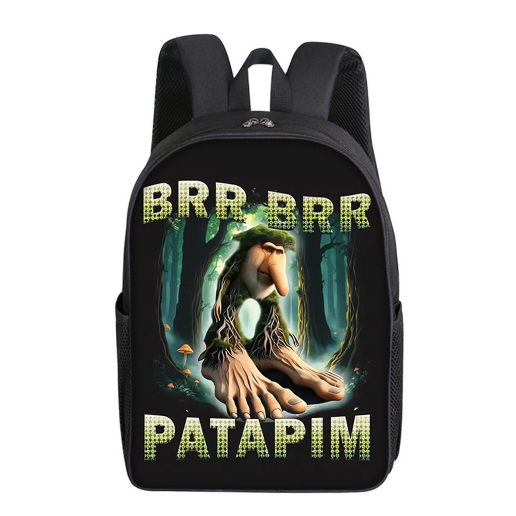 Cartoon Printing Casual Shoulder Bag Junior High School Students Large Capacity Backpacks