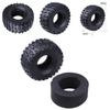 Premium Soft Rubber 2.2" Tyres With Foam For Axial Wraith Scx10 Jeep Trx-4 Rock Crawlers