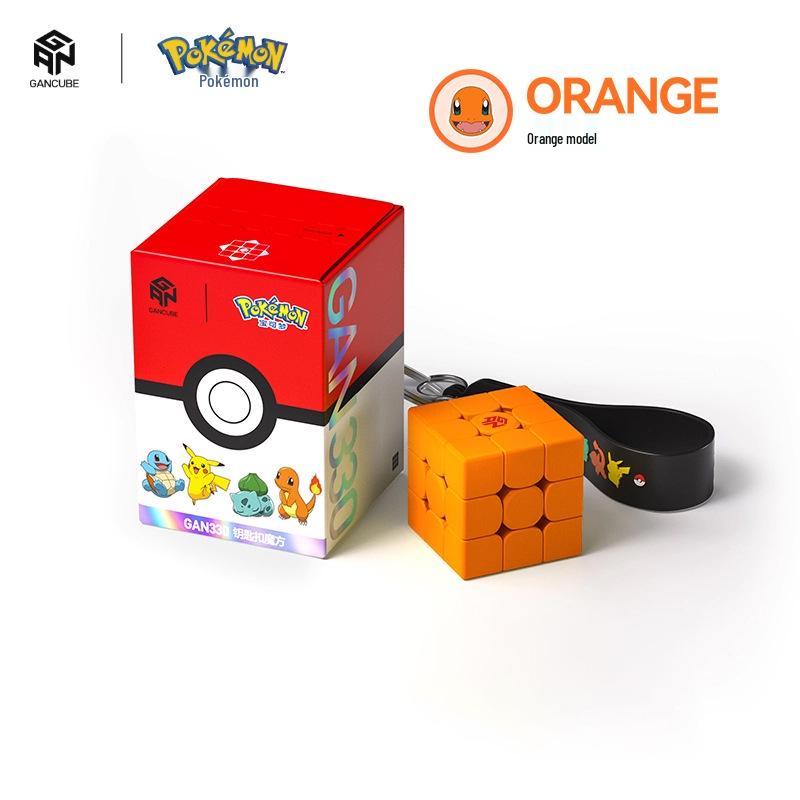 Pokémon Pikachu & Squirtle Magnetic 356 3x3 Rubik s Cube Keychain Toy