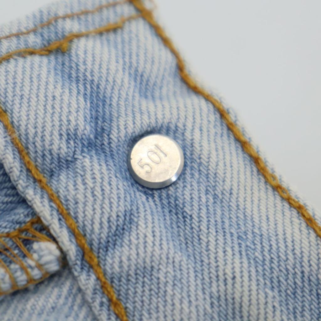 Levi's 80s 501 Straight denim pants W30 Jeans Button Fly Men's Used