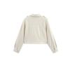 Womens Oversized Suede-Like Jacket With Notched Collar Streetwear Loose Fit Long Sleeve Cardigan Outerwear