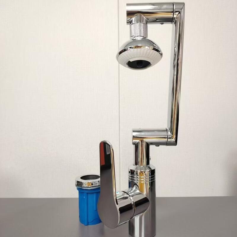 Wall-Mounted Stainless Steel Faucet