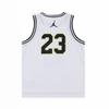 Jordan Vest 23 Brand Logo Letter Sports Breathable Mesh Sleeveless Kids Tops White DO1968-635