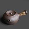 Teekanne im japanischen Stil, handgefertigt, Retro, grobe Keramik, Steinzeug, Kungfu-Teezeremonie, tragbarer Teekocher, Keramik-Teekanne, Teeset