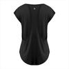 DAYCLOSET Short Sleeve Mesh Yoga Pilates Loose Size Black Women's Top, Wear, Fit, Quick-Drying, Sweat-Wicking, Breathable, Thin, Yoga184, L,