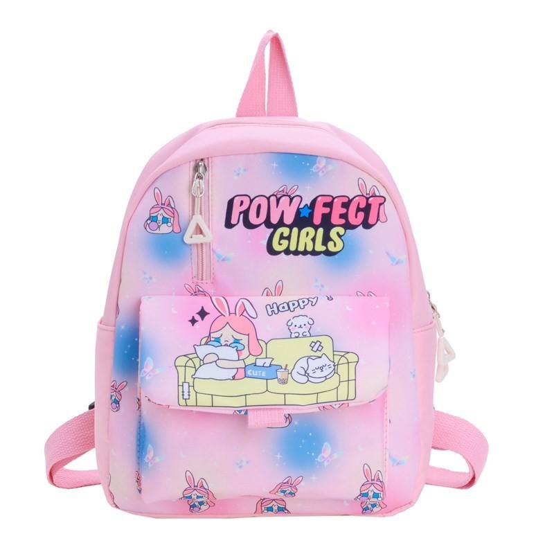 Adorable Cartoon Childrens Backpack Lightweight Large Capacity School Bag Kids For