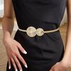 1PC Ladies Fashion Elastic Metal Belts - Multifunctional Accessories for Everyday To Formal Settings