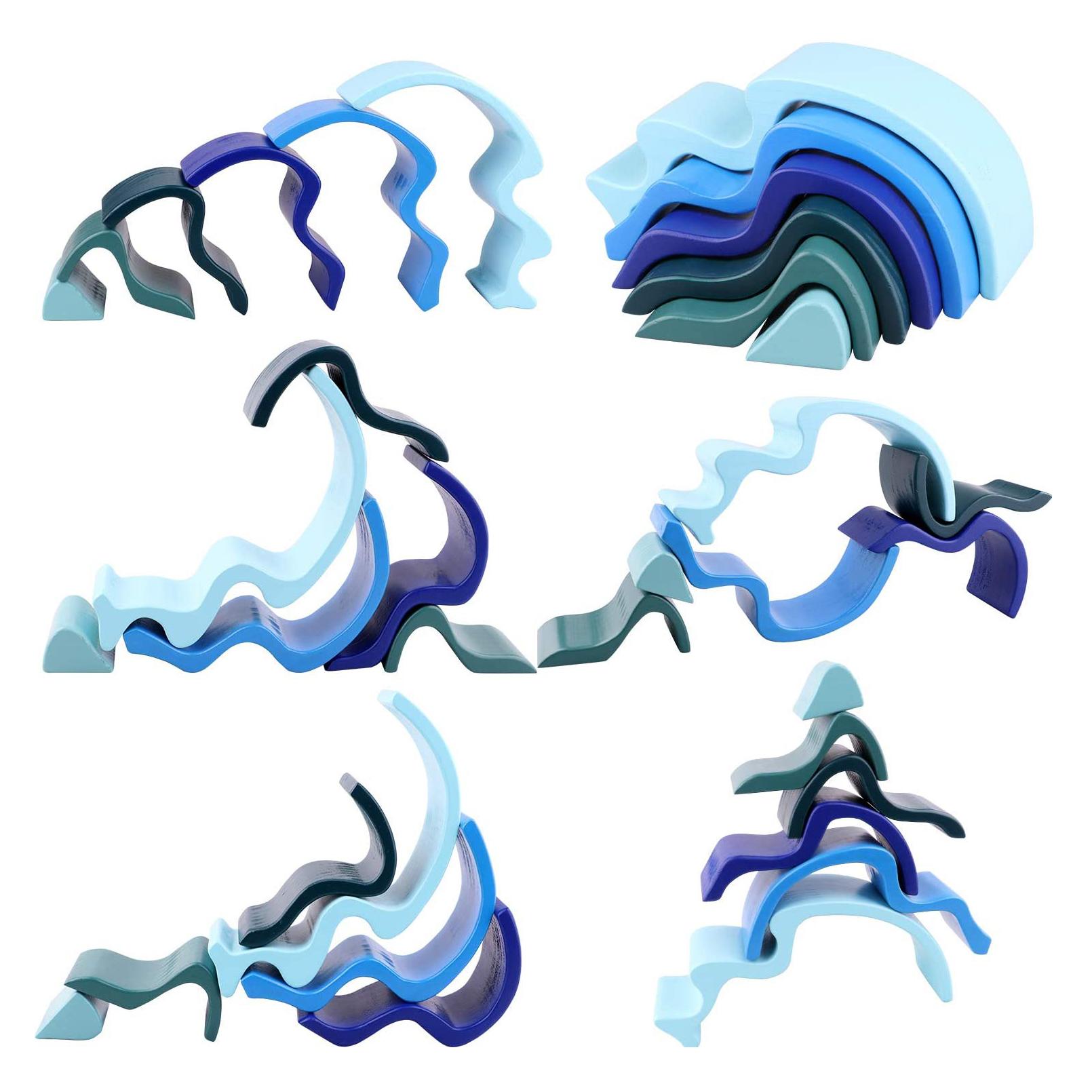 Деревянный Радужный штабелер — фото 3