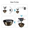 Mini Ceiling Fan Light Remote Control Kit 110-240V AC Timing Control Switch for Small Apartment Home Use