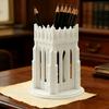 Vintage Gothic Church-Style Pen Holder Delicate Desktop Ornament  Dressing Tables