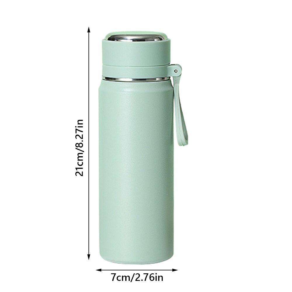 500ml Water Bottle Leakproof Thermal Cup Ins Style Vacuum Mug  Student