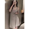 Korean ins women's summer back suspender nightdress dress pure desire sexy thin girl loungewear pajamas