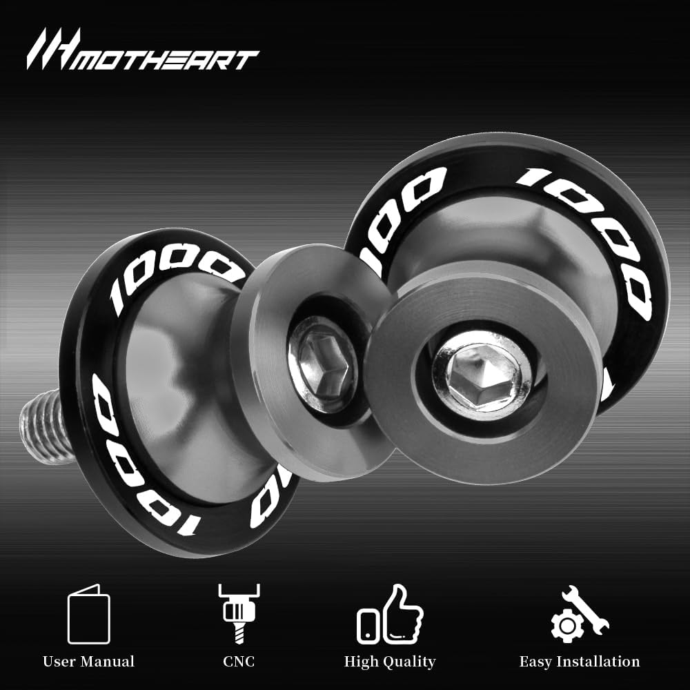 M8 Motorcycle Swingarm Bobbins For V-Strom 1000 (DL1000) 2002-2019 Paddock Stand Mounts with Shock Absorption Accessories
