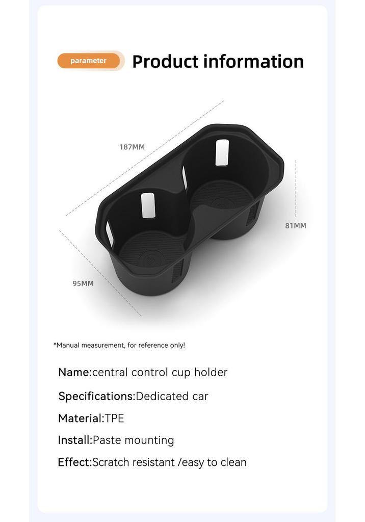 Toyota BZ4X Anti-slip Silicone Cup Holder Mat for 26 Models - Car Console Accessory