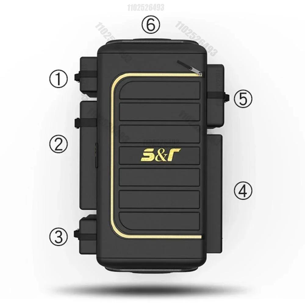 Trunk Storage Organizer With Lid Universal Car Trunk Organizer 70L Storage Box Oxford Cloth Folding Organizador