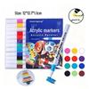 Sanat Öğrencileri ve Anime için Çift Uçlu Yağ Bazlı İşaretleyiciler, Çocukların Çizimi ve Boyaması için Mükemmel.