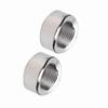 2PCS Oxygen Sensor Curve Notched Nut Bung M18 X 1.5 Threads Iron
