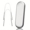 Stainless Steel Tongue Cleaner For Oral Hygiene,Reduce Bad Breath With Large Case,Metal Cleaner For Fresh Breath And Healthy Gum