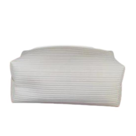 

Чехол для коробки с салфетками Большой вместимости Прямоугольный держатель для бумаги Легко наполнять Декоративный держатель для салфеток Украшение стола белый