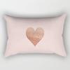 Ins Pink Geometric Waist Pillow Case Car Sofa Pillow Cushion Cover Pillow Case Pillow Case Pillow Case