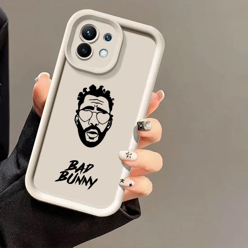 Phone Case For Xiaomi 14T 14 13T Pro 12 13 11 Lite POCO F3 F5 X3 X5 X6 M5s M6 Pro Soft Shockproof Cover Bad Bunny X100pre Rapper