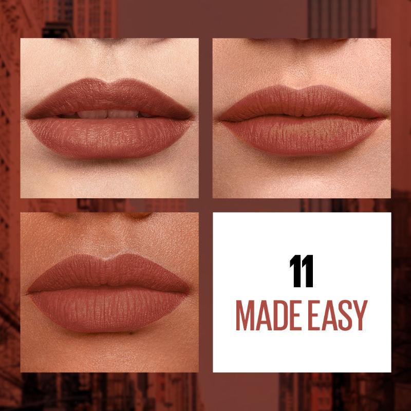 Maybelline New York Sensational Liquid Matte Lipstick Made Easy  7ml Pack of 1 Non-Sticky Long-Lasting Lip Color