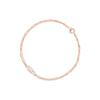 Official Silver Double Strand Bracelet Birthday Gift for Women with Jewelry Case 112624131903 [4℃ (Yondoshi)] [June Birthstone]