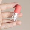 1/2/5 Pezzi Tubetto Vuoto per Lucidalabbra 4,5 ml Mini Piccolo Capsula Flacone Circolare Plastica Trasparente Gommata Opaca Tubetto Vuoto per Rossetto