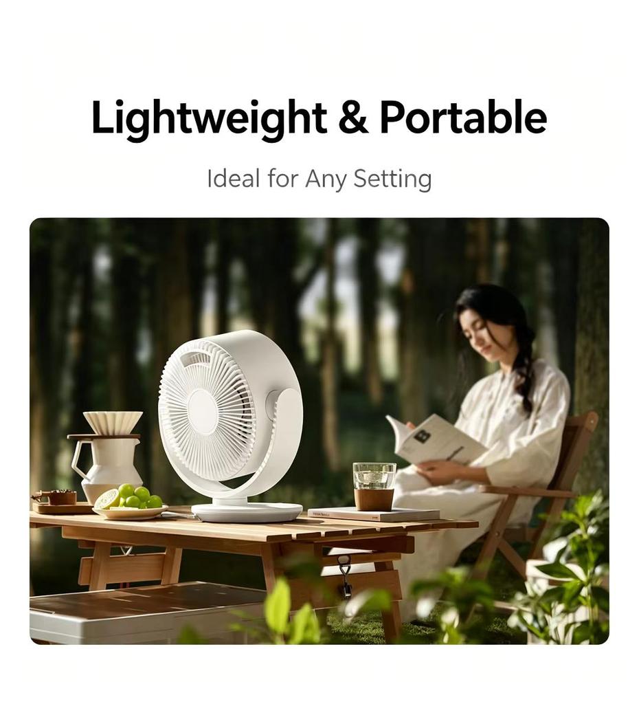 MIJIA DC Inverter Desktop Circulating Fan Home Desktop Fans Intelligent Three-dimensional Air Supply Support MI HOME App CN