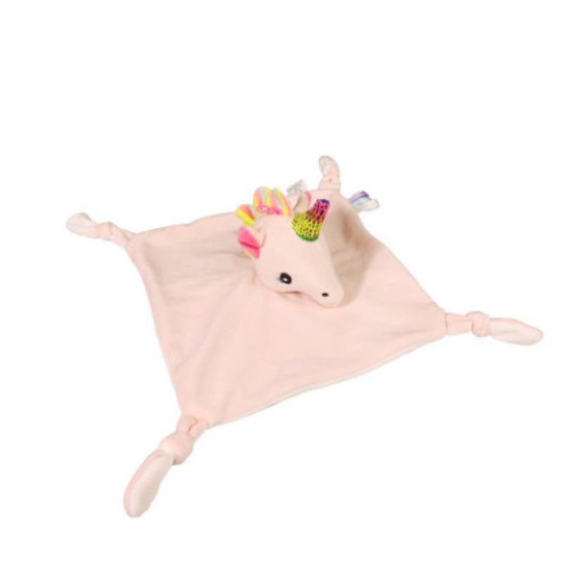 

Мягкое одеяло Мягкое одеяло со слоном 0+ месяцев Мягкое одеяло для младенцев и малышей Детская мягкая игрушка 27.5*27.5cm розовый