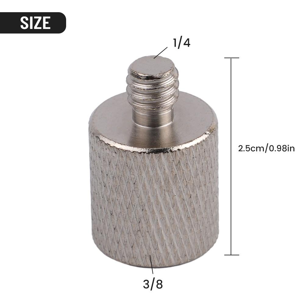 Adattatore Clip per Asta Microfono 5/8 Maschio a 3/8 1/4 Femmina