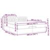 VidaXL Ottoman Bed Frames and Mattress Light Grey 200x200cm Fabric 3312416