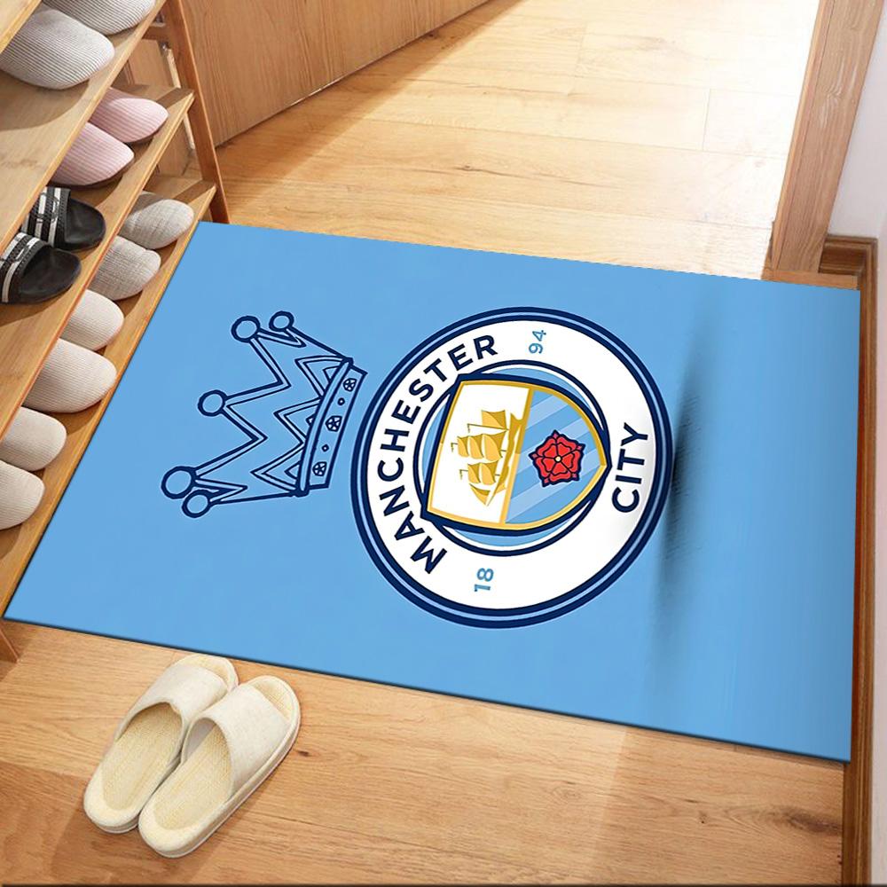 Love Manchester City Fc Square rugs are a great choice for living rooms, bedrooms, home décor, and as gifts.