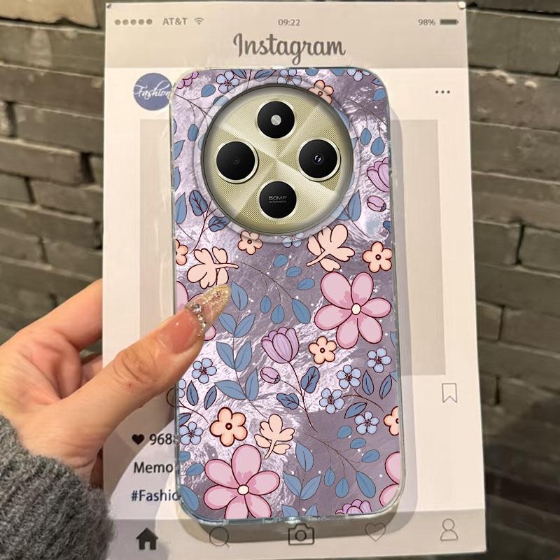 

Fresh Fruit Watermelon Flower Red Girls Case For Xiaomi Poco X3pro X5 M6 X6 X3 NFC M5s M6 X7 Pro C75 C61 Bumper Fundas Cover Redmi Note 10S белый