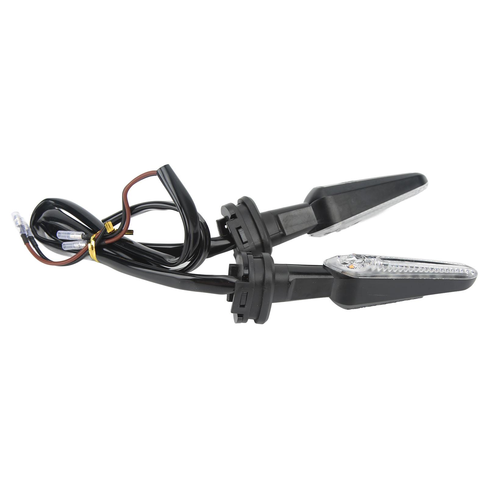 

2 Pcs 12V Motorcycle Turn Signal Lights Amber LED Indicator Lamp for YZF R15 R25 R3 R6S R1 R7 R9